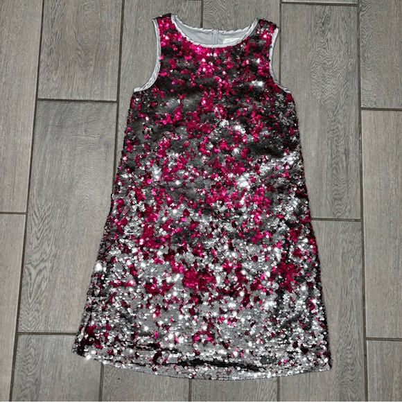 Other - Lavender Girl’s Sequins Dress Size 10/12 pink and silver